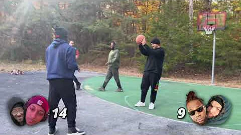 2 v 2 Timmy & Jojo Vs Poiised & Dwayne! Hooping on...