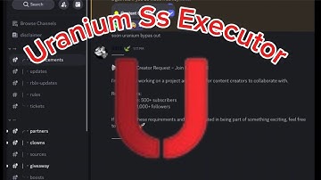 Uranium SS Executor Showcase!?...(roblox exploiting)