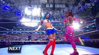 Sasha Banks \& Naomi vs Queen Zelina \& Carmella - WWE Smackdown 4\/1\/22 (Full Match)