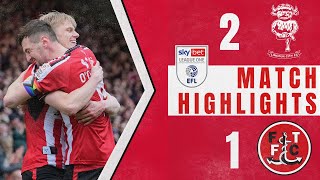 Lincoln City v Fleetwood Town highlights