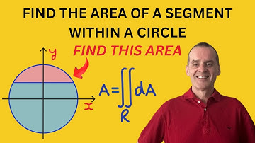 Find the Area of a segment of a circle | Polar Coordinates & Double Integrals Explained