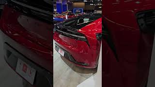 Saw a 2024 Toyota Prius Prime XSE in red at the Montreal Auto Show! #shorts