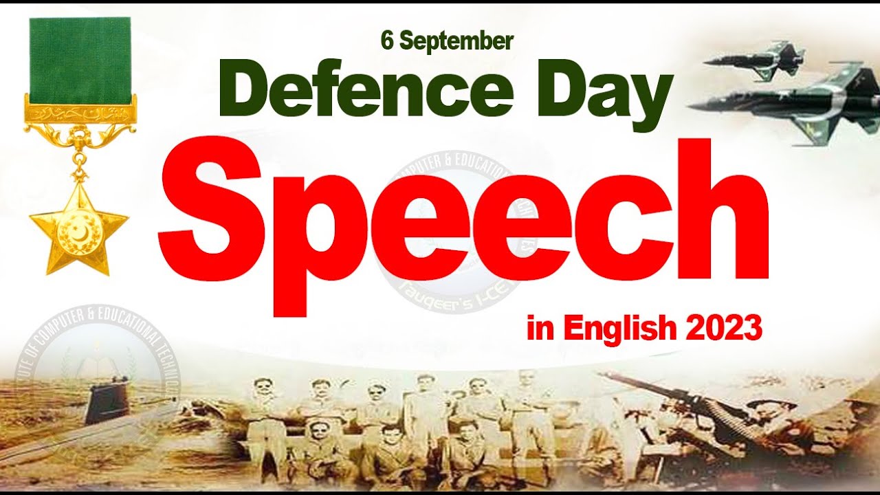 defence day speech in english for class 3
