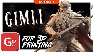 Gimli 3D Printing Figurine | Assembly by Gambody