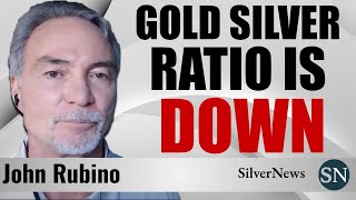 🔥 JOHN RUBINO : THE GOLD SILVER RATIO IS ACTUALLY DOWN 🔥