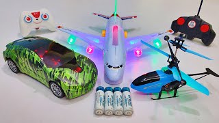 3d lights airplane a380 and 3d lighting rc car | helicopter | airbus a380 | aeroplane | remote car