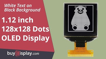 I2C White 1.12 inch OLED Display Panel 128x128 Pixels,SH1107