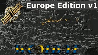 Ets2 1.35 - Big Map Promods 2.41, Rusmap, Roex, Great Steppe, Swedish Islands, Yksrsk And More