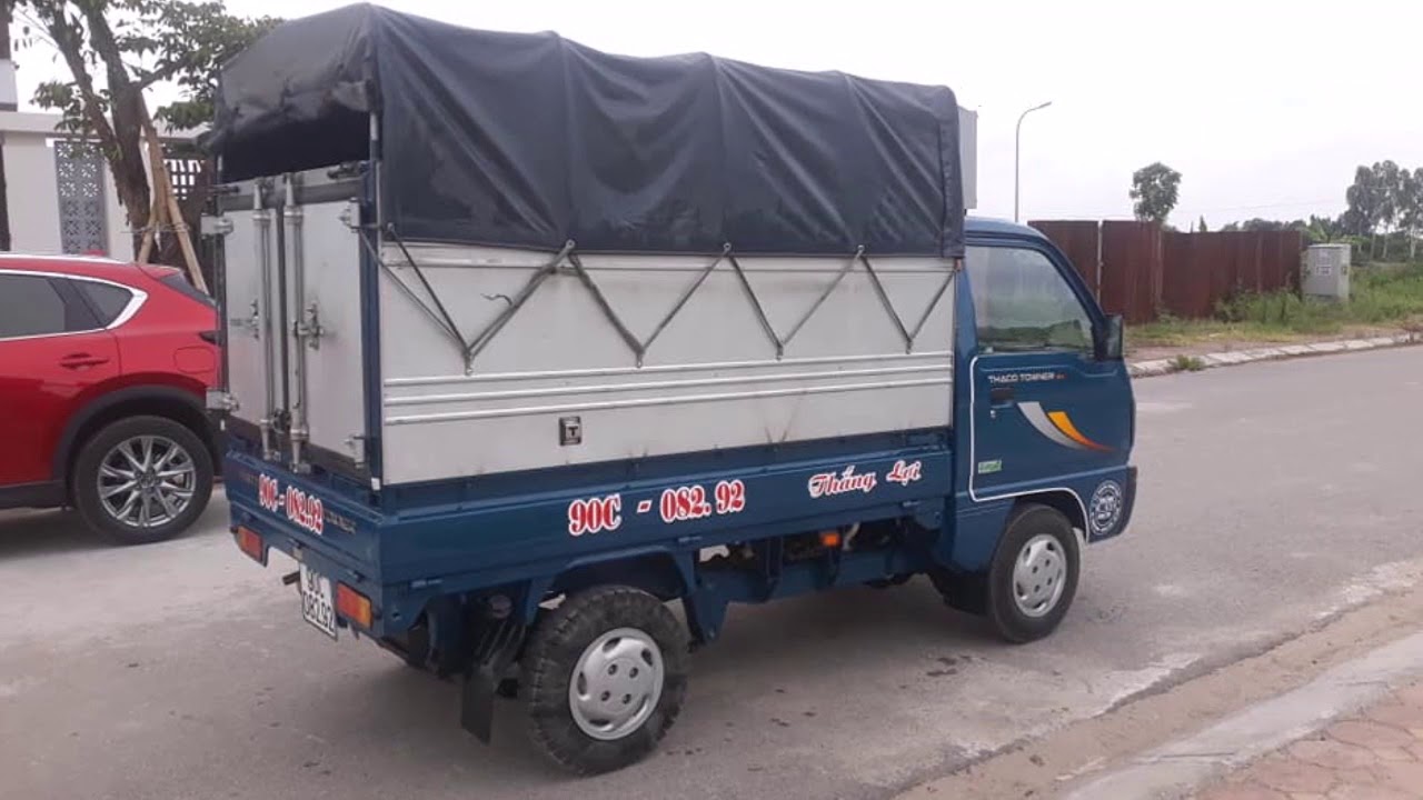 Bán xe tải cũ thùng bạt Thaco 990kg 2018 alo 0976040359 xe tại Hưng Yên ...