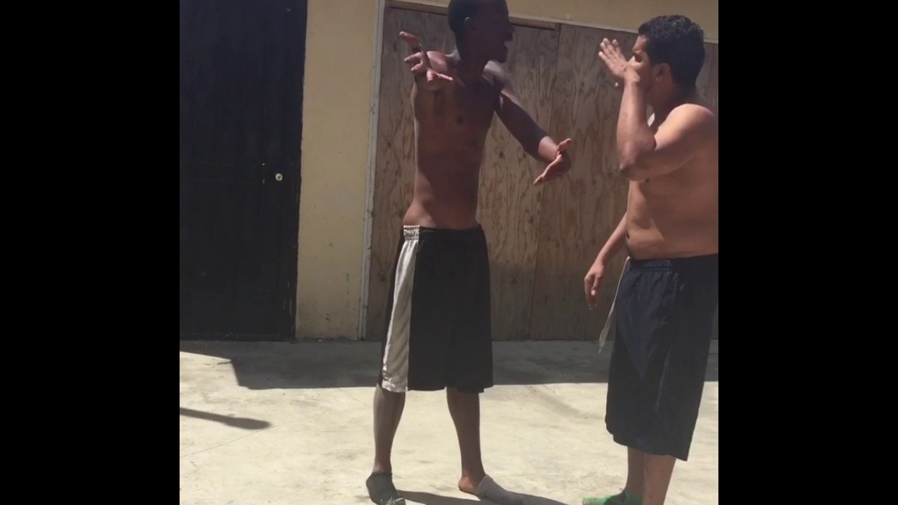 Street fight roommate knockout YouTube