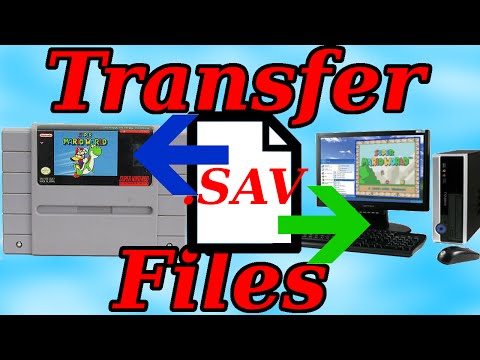 Transferring  SNES saves From a Real cart to your PC! (and vice versa)