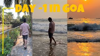 Goa Day1||Delhi to Goa||Mopa Airport to Baga||Resort primo bom||Evening view of beach and night life
