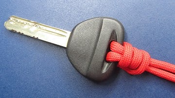 Useful knots rope tricks idea. Practical knot tying skills. EASY Paracord Keychain. #knots