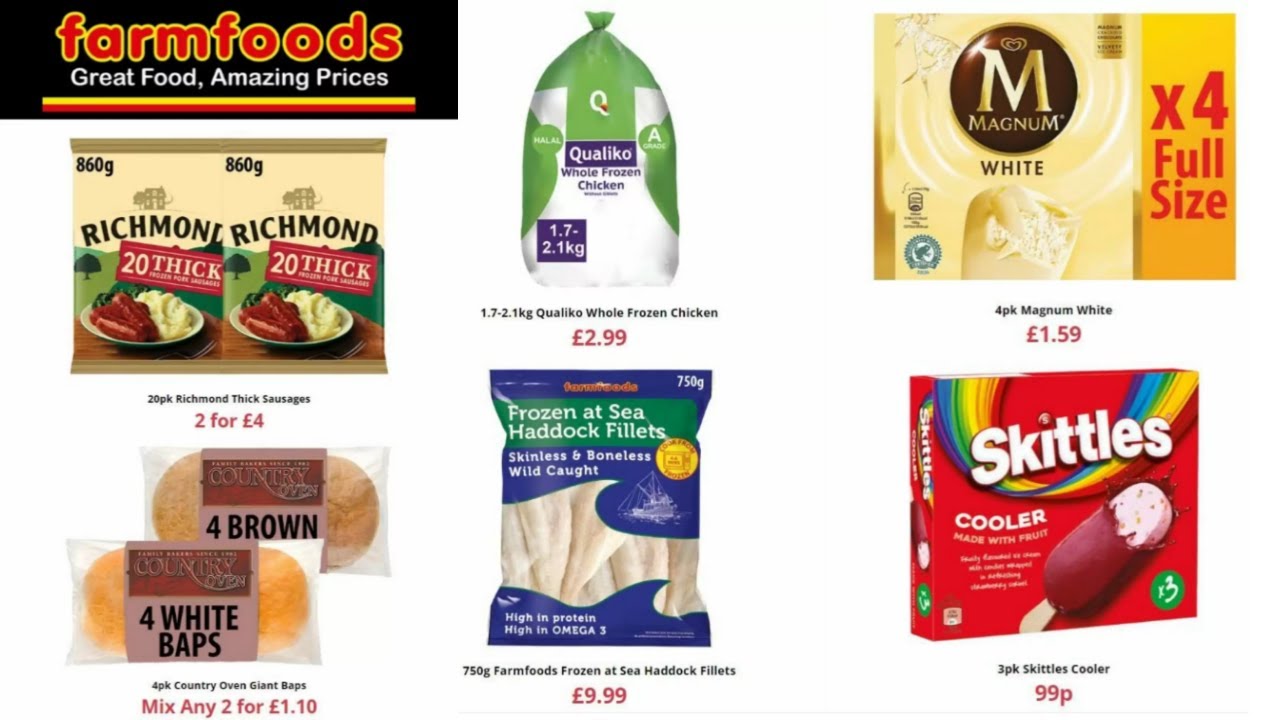 UK Farmfoods Farmfoods Leaflet Valid From May 10 to 16, 2022