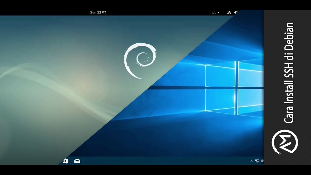 Instalasi dan Konfigurasi SSH || Debian 9 - YouTube