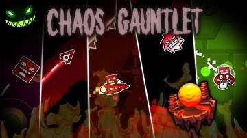 THE DEMON IS FREE?! | Geometry Dash - Chaos Gauntlet (all levels, all coins)