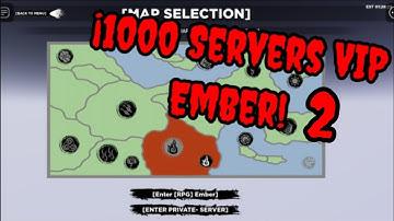 "1000 Servidores VIP Ember" Private Server Codes | Shindo Life 2