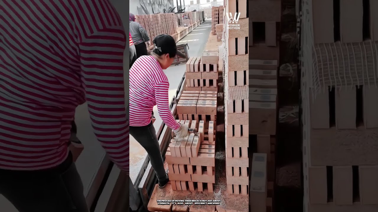 Brick Moving MASTER Speed Precision Are UNREAL Skilledworker Workermotion Brickwork Wow