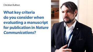 A Brief Conversation with Christian Kuttner | Criteria for Manuscript Evaluation