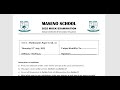 MASENO SCHOOL, MATHEMATICS PAPER 1 SECTION 2 2025 MOCK EXAMINATION