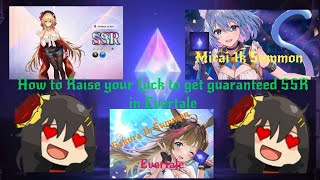 [Evertale] How to Raise Your Summon Luck in Etsonix Style