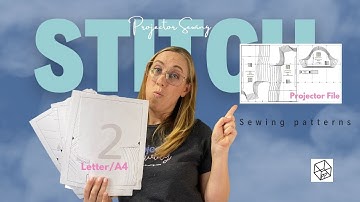 Why It’s Easier Than Ever to Use a Letter-sized Sewing Pattern on Your Projector!