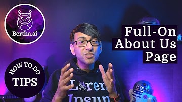 Full On About Us Page - Bertha.AI