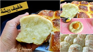 بريوش محشي بالمربى بدون عجن ولا قوة الدلك خفيف كي القطن  /super soft brioche