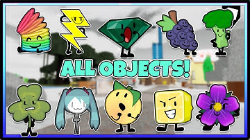 HOW TO FIND ALL 32 NEW OBJECTS in Find the BFB Characters | ROBLOX