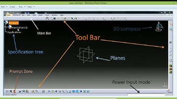 Introduction to CATIA V5 I CATIA V5 Menu Bar I CATIA V5 Basic Tutorial for Beginners in Hindi   🔥🔥