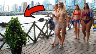 The Bushman scary prank on the beach made everyone scream😂 Insane And Scary Screams Best scares 2024