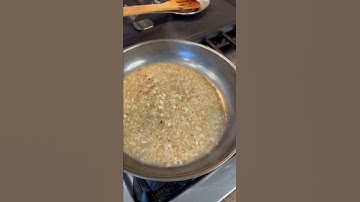 White wine garlic butter sauce is so easy to make and is so good on fish and chicken