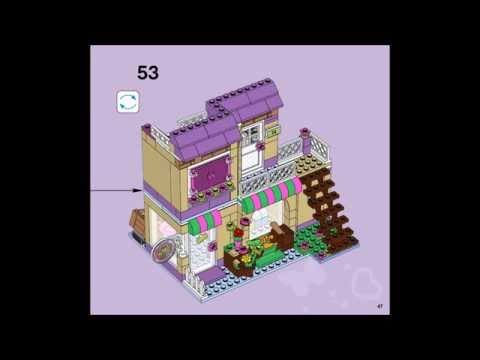LEGO Friends 41108 Heartlake Food Market Building Instructions YouTube