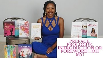 Preface,  Prologue, Introduction or Foreword....Oh My!