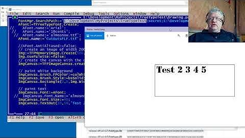 ✅ Freetype In Lazarus and  Freepascal For Windows - Day 45