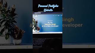Personal Portfolio website using HTML CSS |how to make a portfolio website using HTML CSS only💫💫