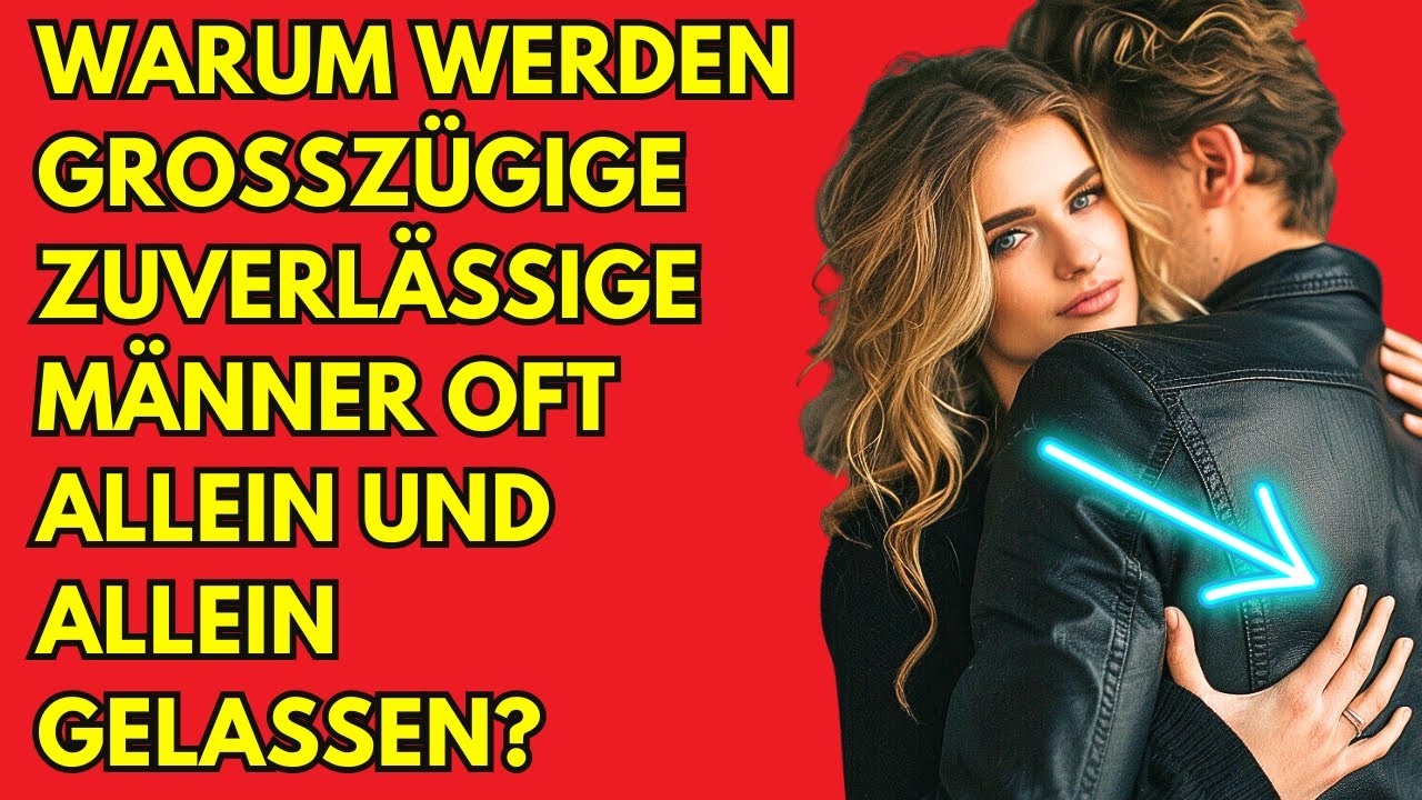 Ich Fühle Mich Allein Gelassen Von Meinem Mann Warum werden großzügige, zuverlässige Männer oft allein und allein