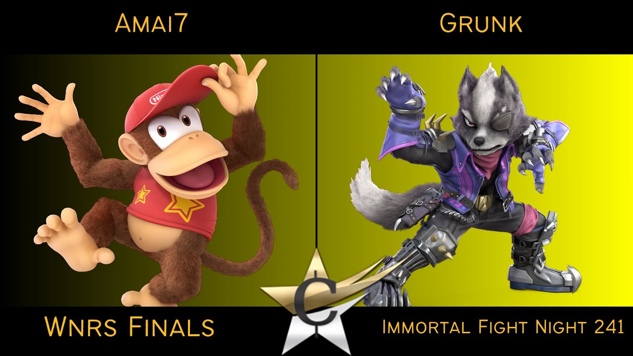 Immortal Fight Night 241 Wnrs Finals - Amai7 (Diddy Kong) Vs