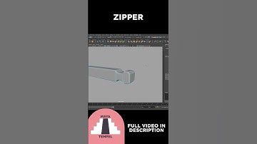 MAYA #Shorts - ZIPPER