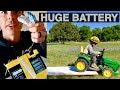 I Put a HUGE Battery In A Toy Tractor....