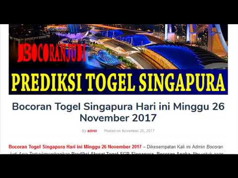 13+ Bocoran Singapura Hari Ini Berapa