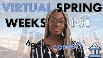 VIRTUAL spring weeks | what to expect & how to convert | MiracleMel