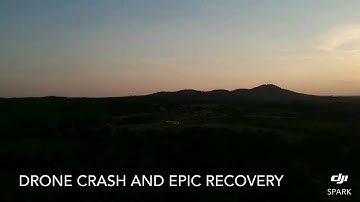 EPIC!!! drone crash and recovery... very funny