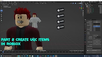 How to Create UGC Items In roblox Part 2