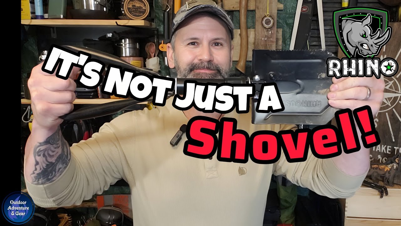 The Best Folding Shovel for Campers? Rhino USA Military Style