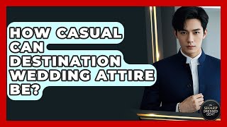 How Casual Can Destination Wedding Attire Be? - The Sharp Dressed Gent What Is Smart Casual For A Wedding The Sharp Dressed Gent