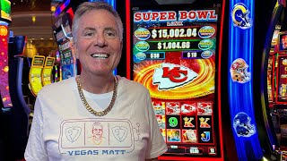 Championship Bonus On Super Bowl Slot Machine! screenshot 5