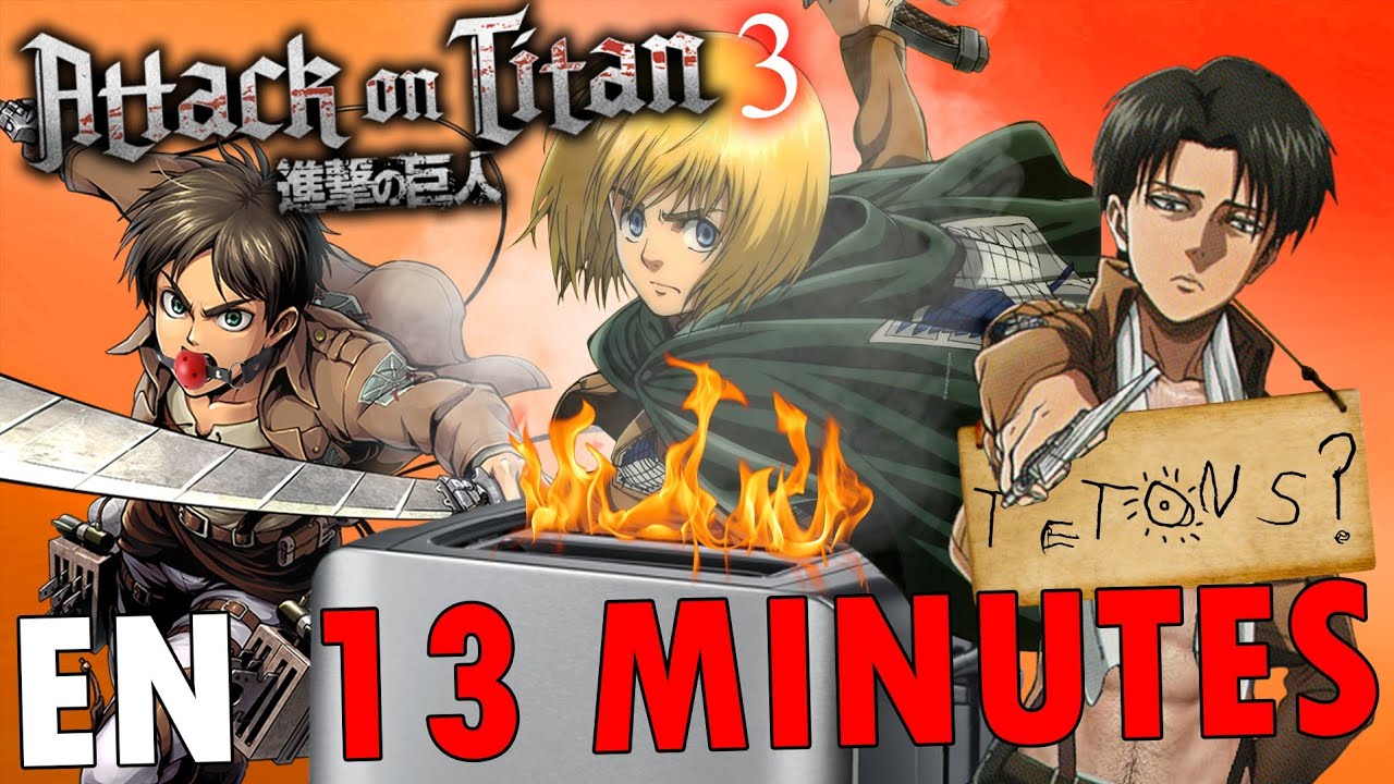 LAttaque des Titans S3 EN 13 MINUTES  RE TAKE