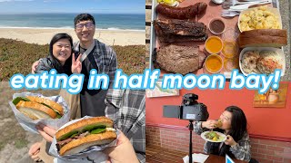 what to eat in half moon bay  + filming michelin restaurants!
