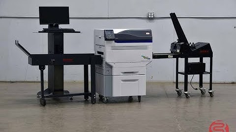 Intec Color Splash CS4000 Digital Press w/ Feeder and Delivery Conveyor